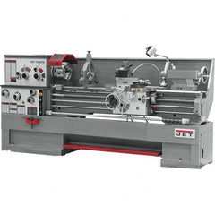Jet - 18" Swing, 60" Between Centers, 230 Volt, Triple Phase Engine Lathe - 5MT Taper, 7-1/2 hp, 25 to 1,800 RPM, 3-1/8" Bore Diam - Exact Tooling