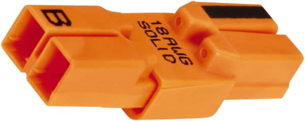 Ideal - 2 Poles, 18 AWG, Luminaire Quick Disconnect - For Use with Nonresidential Fluorescent Luminaires - Exact Tooling