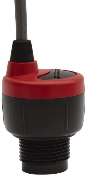Flowline - 1" Thread, 30 Max psi, 140°F Max, Liquid Level Non-Contact Ultrasonic Switch - Multiple High and/or Low Alarms, SPST Switch Logic - Exact Tooling