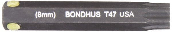 Bondhus - Star Hex Drive Bit - 2" OAL - Exact Tooling
