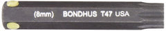 Bondhus - Star Hex Drive Bit - 2" OAL - Exact Tooling