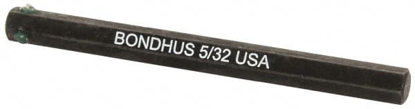 Bondhus - 5/32" Hex Drive Bit - 2" OAL - Exact Tooling