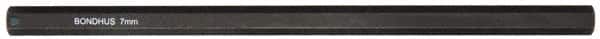 Bondhus - 7mm Hex Drive Bit - 6" OAL - Exact Tooling