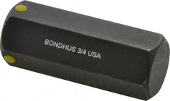Bondhus - 3/4" Hex Drive Bit - 2" OAL - Exact Tooling