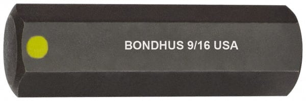 Bondhus - 9/16" Hex Drive Bit - Exact Tooling