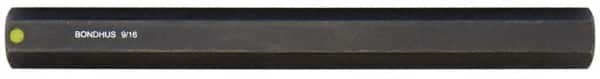 Bondhus - 9/16" Hex Drive Bit - 6" OAL - Exact Tooling