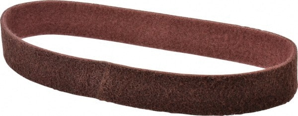 Metabo - 1-1/2" Wide x 30" OAL, Aluminum Oxide Abrasive Belt - Aluminum Oxide, Medium, Nonwoven - Exact Tooling