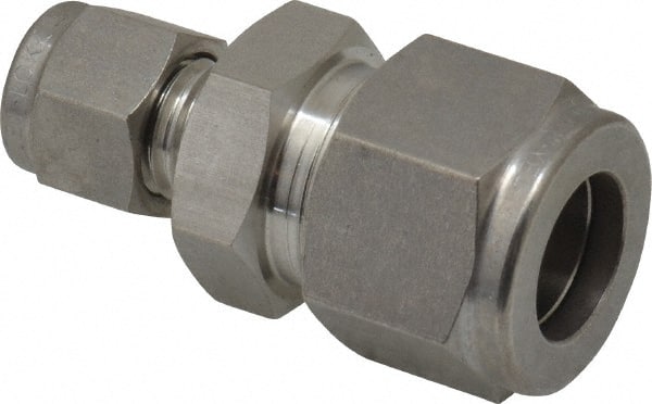 Ham-Let - 1/2 x 1/4" OD, Grade 316Stainless Steel Union - Comp x Comp Ends - Exact Tooling