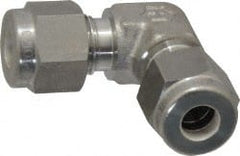 Ham-Let - 1/4" OD, Grade 316Stainless Steel Union Elbow - Comp x Comp Ends - Exact Tooling