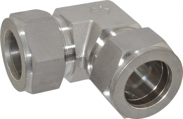 Ham-Let - 1" OD, Grade 316Stainless Steel Union Elbow - Comp x Comp Ends - Exact Tooling