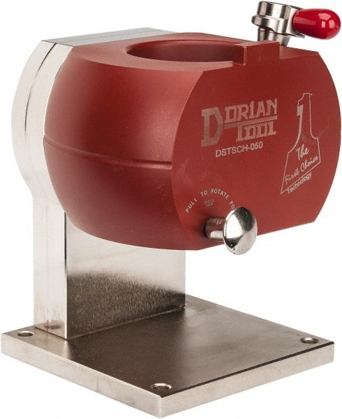 Dorian Tool - 3 Positions, CAT50 & BT50 Compatible Tool Holder Tightening Fixture - Exact Tooling