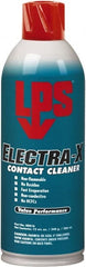 LPS - 12 Ounce Aerosol Contact Cleaner - 9,000 Volt Dielectric Strength, Nonflammable - Exact Tooling