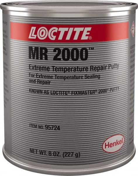 Loctite - 8 oz Cartridge Gray Epoxy Resin Putty - Series 2000 - Exact Tooling