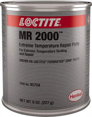 Loctite - 8 oz Cartridge Gray Epoxy Resin Putty - Series 2000 - Exact Tooling
