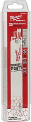 Milwaukee Tool - 9" Long x 1" Thick, Steel Reciprocating Saw Blade - Exact Tooling