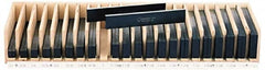 Suburban Tool - 44 Piece, 6 Inch Long Tool Steel Parallel Set - 1/2 to 1-13/16 Inch High, 1/4 to 1/4 Inch Thick, 55-62 RC Hardness, Sold as 22 Pair - Exact Tooling