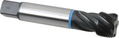 Emuge - 1-3/8 - 12 UNF, 5 Flute, Oxide Finish Cobalt Medium Spiral Flute Tap - Exact Tooling
