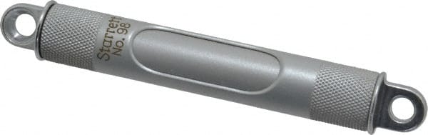 Starrett - 6 Inch Long, Level Replacement Tube and Plug - Black, Use With 98-6 Machinists' Levels - Exact Tooling