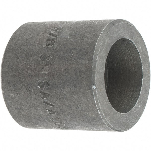 Made in USA - Size 3/8", Class 3,000, Forged Carbon Steel Black Pipe Coupling - 3,000 psi, Socket Weld End Connection - Exact Tooling