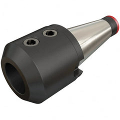 Iscar - DIN2080-40 Taper Shank 25mm Hole End Mill Holder/Adapter - 65mm Nose Diam, 80mm Projection - Exact Tooling