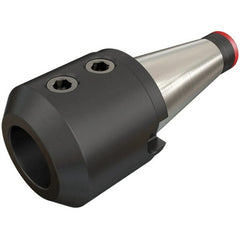 Iscar - DIN2080-50 Taper Shank 40mm Hole End Mill Holder/Adapter - 90mm Nose Diam, 90mm Projection - Exact Tooling
