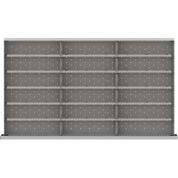 LISTA - 18-Compartment Drawer Divider Layout for 3.15" High Drawers - Exact Tooling