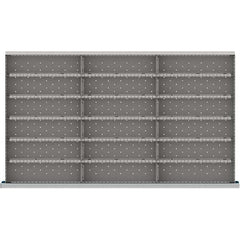 LISTA - 18-Compartment Drawer Divider Layout for 3.15" High Drawers - Exact Tooling