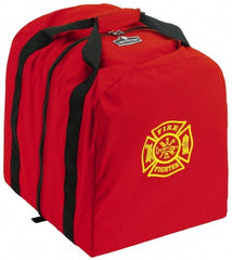 Ergodyne - 0 Pocket, 5400 Cubic Inch, 1000D Nylon Empty Gear Bag - 18 Inch Wide x 15 Inch Deep x 20 Inch High, Red, Fire and Rescue Logo, Model No. 5063 - Exact Tooling