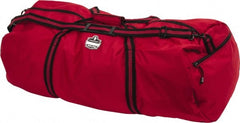Ergodyne - 2 Pocket, 6,300 Cubic Inch, 600D Nylon Empty Duffel Bag - 36 Inch Wide x 15 Inch Deep x 15 Inch High, Red, Model No. 5020 - Exact Tooling