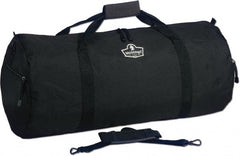 Ergodyne - 2 Pocket, 3,800 Cubic Inch, 600D Polyester Empty Duffel Bag - 29 Inch Wide x 13 Inch Deep x 13 Inch High, Black, Model No. 5020P - Exact Tooling