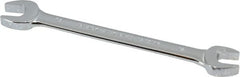 Blackhawk by Proto - 12mm x 13mm Standard Open End Wrench - 6-13/32" OAL, Double End, Chrome Finish, 15° Head Angle - Exact Tooling