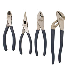 Martin Tools - Plier Sets; Set Type: Plier Set ; Number of Pieces: 4.000 ; Container Type: Canvas Roll ; Contents: 7-7/8" Long Nose Plier, 9-3/4" Tongue And Groove, 8" Slip Joint, 7-3/8" Diagonal Cutting - Exact Tooling