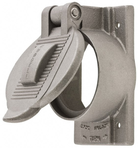 Hubbell Wiring Device-Kellems - Electrical Outlet Box Aluminum Weatherproof Cover - Exact Tooling