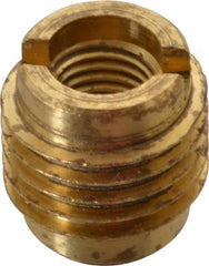 E-Z LOK - 5/16-24, Brass Knife Insert - 1/2" Drill, 1/2" Hole Diam, 5/8" Long, 3/4" Min Grip - Exact Tooling