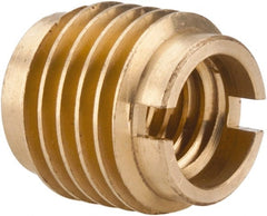 E-Z LOK - 3/8-16, Brass Knife Insert - 1/2" Drill, 1/2" Hole Diam, 5/8" Long, 3/4" Min Grip - Exact Tooling