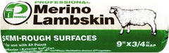 Premier Paint Roller - 3/4" Nap, 9" Wide Paint Roller Cover - Rough Texture, Lambskin - Exact Tooling