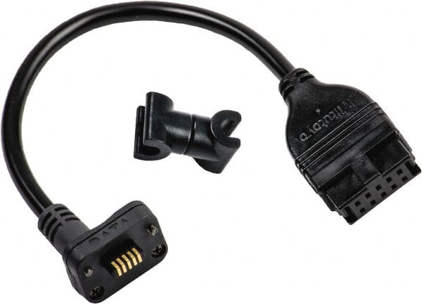 Mitutoyo - 6" Long SPC Connecting Cable - Use with Digimatic Indiators - Exact Tooling