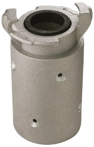 EVER-TITE Coupling Products - 1-1/2" ID x 2-3/8" OD Sandblaster Hose End - Aluminum, Rated to 100 PSI - Exact Tooling