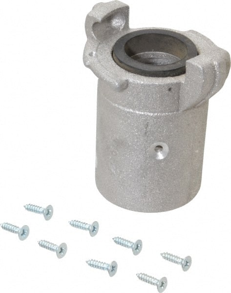 EVER-TITE Coupling Products - 1" ID x 1-7/8" OD Sandblaster Hose End - Aluminum, Rated to 100 PSI - Exact Tooling