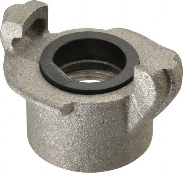 EVER-TITE Coupling Products - 1-1/4" NPT Sandblaster Adapter - Aluminum, Rated to 100 PSI - Exact Tooling