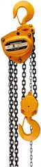 Harrington Hoist - 1,000 Lb Lifting Capacity, 8' Lift Height, Hand Hoist - Made from Chain - Exact Tooling