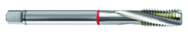 M12x1.75 6H 3-Flute PM Cobalt Red Ring Semi-Bottoming 15 degree Spiral Flute Tap-Bright - Exact Tooling