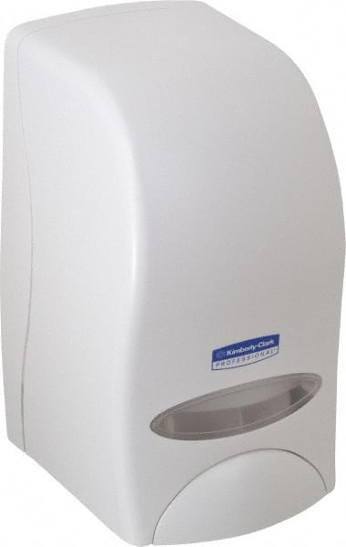 Kimberly-Clark Professional - 1000 mL Liquid Hand Soap Dispenser - Plastic, Hanging, White - Exact Tooling