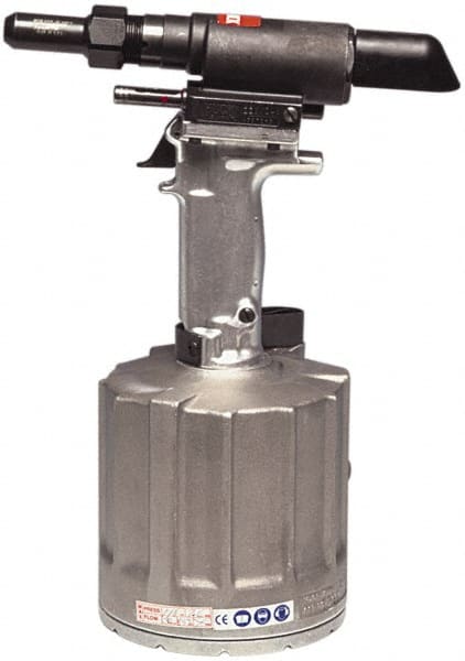 Marson - 3/8" Capacity, Air Riveting Hammer - 22mm Long Stroke, 1/4" Inlet - Exact Tooling