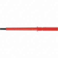 Wera - 4mm Hex Screwdriver Bit - 9mm Drive, 154mm OAL - Exact Tooling