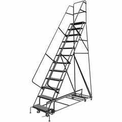 TRI-ARC - Rolling & Wall Mounted Ladders & Platforms Type: All-Directional Ladder Style: Rolling Safety Ladder - Exact Tooling