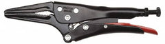 Proto - 9-1/32" OAL Standard Jaw Locking Pliers - 25/64" Jaw Width, 2-9/16" Jaw Depth, 2-3/4" Jaw Opening, Standard Handle - Exact Tooling