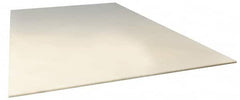Made in USA - 1" Thick x 2' Wide x 4' Long, Polypropylene Sheet - White, Shore D-72 Hardness, ±5% Tolerance - Exact Tooling