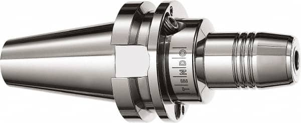 Schunk - CAT50 Taper Shank, 25mm Hole Diam, Hydraulic Tool Holder/Chuck - 57mm Nose Diam, 101.6mm Projection, 42.3mm Clamp Depth, 25,000 RPM, Through Coolant - Exact Tooling
