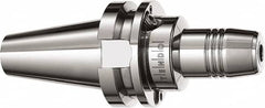 Schunk - CAT50 Taper Shank, 25mm Hole Diam, Hydraulic Tool Holder/Chuck - 57mm Nose Diam, 101.6mm Projection, 42.3mm Clamp Depth, 25,000 RPM, Through Coolant - Exact Tooling